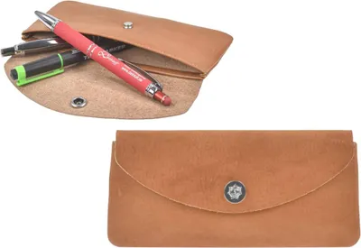 Produktbild von Sonnenleder Stiftetui Leder Schlamper Stifteetui Etui Tasche Hawel naturbraun 801-406-01