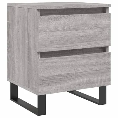 Produktbild von Nachttisch Grau Sonoma 40x35x50 cm Holzwerkstoff