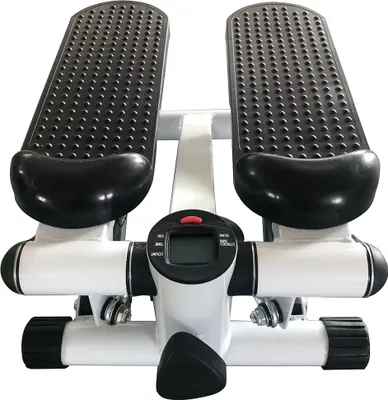Produktbild von Stepper mit Display und 2 Power Ropes (verstellbaren Bewegungsumfang ) Sidestepper Mini Stepper Stepptrainer Hometrainer