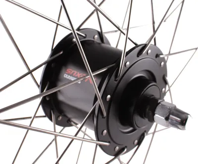 Produktbild von Vorderrad 28 X 1 5/8 X 1 3/8 Zoll Shimano Nabendynamo Schwarz