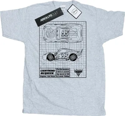 Obrázek produktu pro Cars - pánské tričko BI474 (S) (šedá)