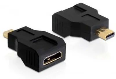 Image de Delock 65271 HDMI Adapter Delock mini C -> micro D Bu/St