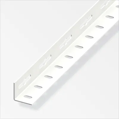 Produktbild von alfer Winkel 2.5 m, 35.5 x 35.5 mm Stahl beschichtet weiss