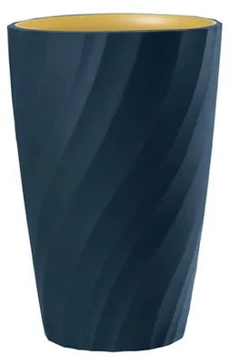Produktbild von Zahnputzbecher Marineblau 370ml Kunststoff wiederverwendbar unzerbrechlich tragbar