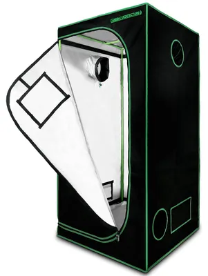 Produktbild von Pflanzzelt Gewächshaus - Growbox Für Innenbereich - Für Pflanzen Und Blumen - 90x90x180 cm