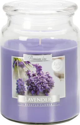 Image de Bispol Bougie parfumée en verre Lavande, 500g