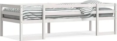 Obrázok produktu pre vidaXL Detská postieľka biela 90x190 cm Masívne borovicové drevo