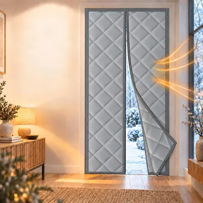 Image de Rideau magnétique thermique, isolant et sans perçage