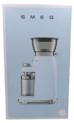 Image de Smeg Kaffeemühle CGF03WHEU, 15 Mahlgrade, 240g Bohnenbeh., 150W, Weiß