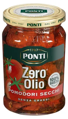 Zdjęcie produktu dla Pomidory suszone bez oleju Zero Olio 280 g Ponti