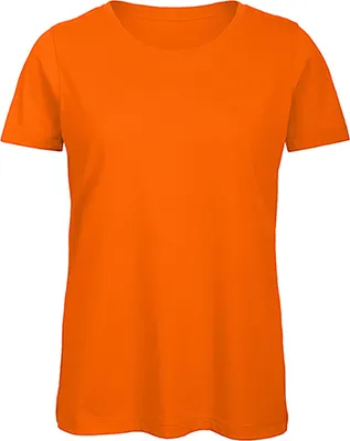 Produktbild von B&C TW043 | Damen T-Shirt / 100% Organic Baumwolle - Farbe: Orange - Größe: M