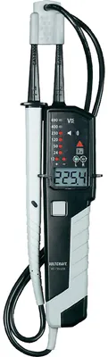 Zdjęcie produktu dla VOLTCRAFT VC-55 LCD Dwubiegunowy tester napięcia CAT III 1000 V, CAT IV 600 V Akustyczny, LCD, LED