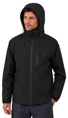 Image de Omgoods - Veste légère et imperméable pour hommes, avec capuche - Idéale pour la randonnée et le camping