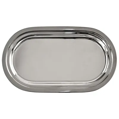 Obrázok produktu pre Podnos z ocele, oválny tanier, tanier na sendviče a občerstvenie, 33 x 19