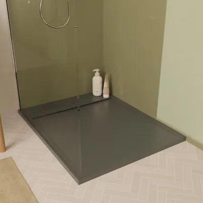 Image de Receveur de douche JOSEPH en béton extra-plat