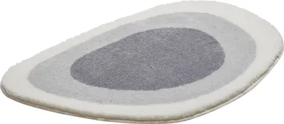Produktbild von Grund Badteppich LAKE - 100% Polyacryl EXTRASOFT, Farbe:Silbergrau, Größe:50x75 cm