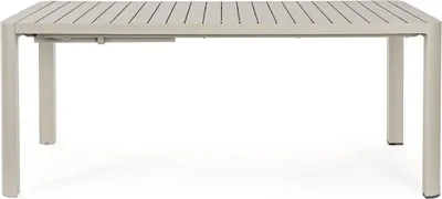Produktbild von Ausziehbarer Alutisch 100x180-240cm Bizzotto Kiplin - Weiß