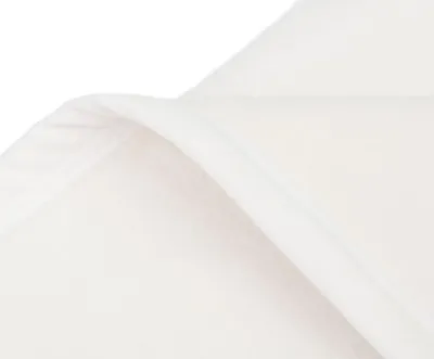 Produktbild von Ambiente Trendlife Baumwoll-Acryl-Decke Arizona uni Einfassband 150x200cm wollweiss