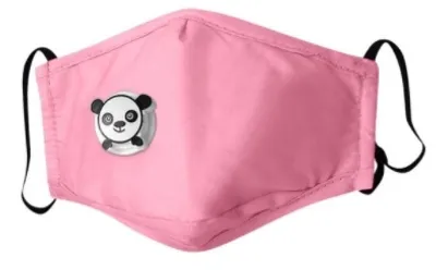 Obrázok produktu pre Detská Ružová Maska Panda + 3X Pm 2,5 Filter