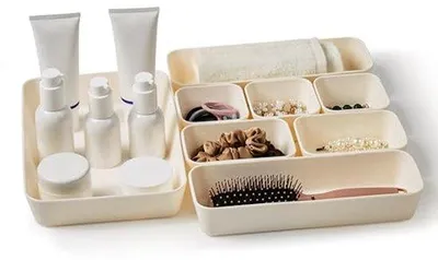 Produktbild von Ladeorganizer Set 8-teilig - 4 Größen für Bad, Küche und Büro