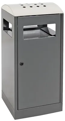 Produktbild von Stumpf Abfalltrennung A³-AA anthrazitgrau/Edelstahl Innenbehälter 90l - 650-090-0-1-100