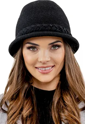 Produktbild von Vivisence damen hut eleganter wintermütze warm und gemütlich kopfbedeckung an winter und herbst warm dick strickmütze, klassisch mütze für frauen, hergestellt in der eu, schwarz, einheitsgröße