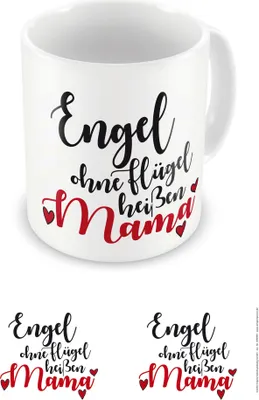 Produktbild von Beste Mama - Lizenz Tassen - Engel ohne Flügel