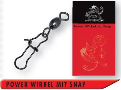 Produktbild von Mantikor Power Wirbel mit Snap (Gr. 3 - 4/0), Größe:2