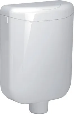 Produktbild von PAGETTE Spülkasten ecoLux, m. Start-Stop AP, Schwitzw. gedäm, ArmGr1, 6l, weiß