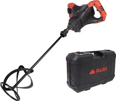 Produktbild von RUBI RUBIMIX-9 POWER MAX, Schwarz, Rot, 490 RPM, 880 RPM, AC, 2100 W, 230 V