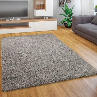 Immagine prodotto di Tappeto Soggiorno Camera da letto Alto pelo Shaggy Flokati Unicolore Morbido Moderno Dimensioni 160x220 cm