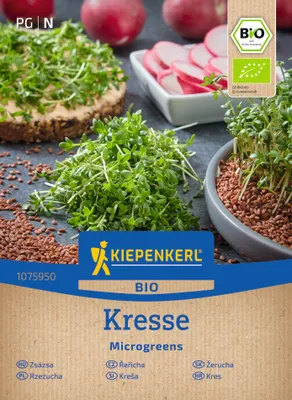 Produktbild von Kiepenkerl  Microgreen-Saat Kresse Lepidium sativum