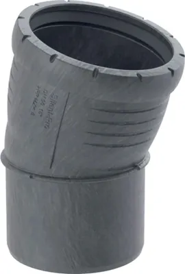 Produktbild von Geberit GE Silent-Pro, Bogen, 15 Grad, d125mm, 1 Stk.