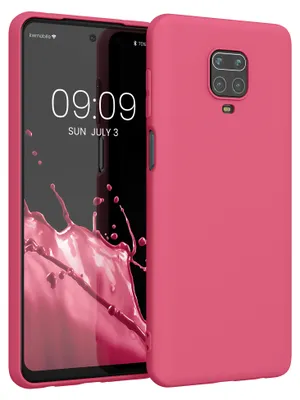 Produktbild von kwmobile Handyhülle für Xiaomi Redmi Note 9S / 9 Pro / 9 Pro Max Hülle - TPU Case - Kabelloses Laden - Schutzhülle Cover in Awesome Pink