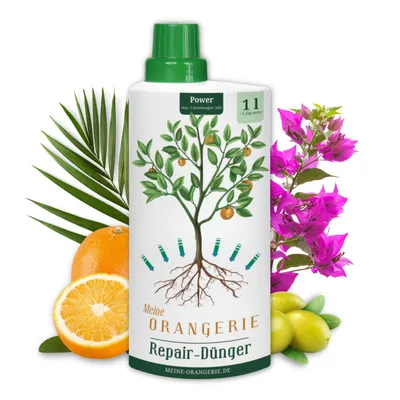 Produktbild von Meine Orangerie - Power-Repair-Dünger - Pflanzenstärkungsmittel und Wurzelaktivator - Repair-Dünger für Pflanzen mit Winterschäden