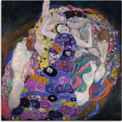 Produktbild von ARTland Leinwandbild Die Jungfrau. 1913 Größe: 100x100 cm