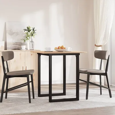 Produktbild von Eleganter Möbel Esstisch O-Gestell 60x60x75cm Massivholz Kiefer und Stahl - CJG523944 - Esstische