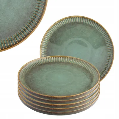 Produktbild von Altom Design Reactive Sage Essteller 6er Set 26 cm