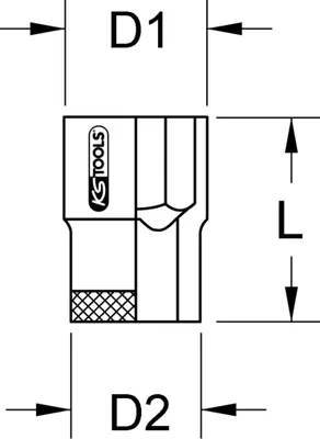 Produktbild von KS TOOLS Stecknuss 18 963.1216