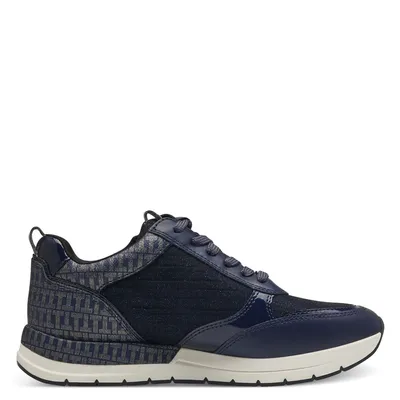 Produktbild von Tamaris Damen Sneaker Schnürschuh Halbschuh Reißverschluss 1-23732-41, Größe:37 EU, Farbe:Blau