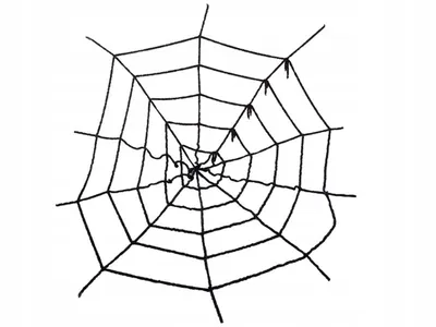Obrázek produktu pro Verk Umělá pavučina Halloween 90 x 90 cm černá