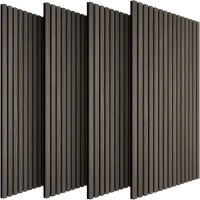 Produktbild von tectake® Akustikpaneele Sonic Wall IV Holzoptik in Eiche hellgrau je 110 x 50 x 1,1 cm, Größe flexibel anpassbar