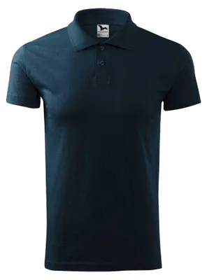 Produktbild von Adler - Poloshirt für Herren, Single Jersey PP10001 (S) (Dunkles Marineblau)
