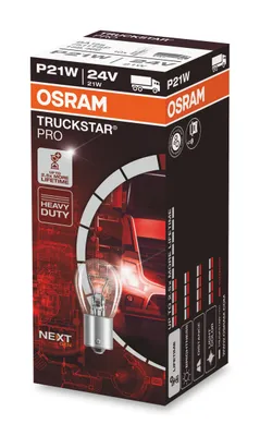 Image de OSRAM TRUCKSTAR PRO P21W BA15s 24 V/21 W (Bulk)