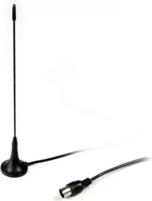 Produktbild von Passive DVB-T2 (HD) Mini-Magnetantenne 3 dBi-Antenne zum Empfang von DVB-T-/DVB-T2-HD-Programmen