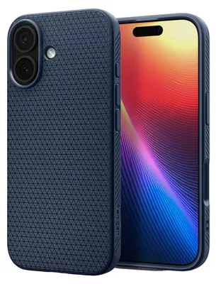 Zdjęcie produktu dla Spigen ACS10370, Pokrowiec, Apple, iPhone 17, 16 cm (6.3"), Niebieski, Granatowy (marynarski)