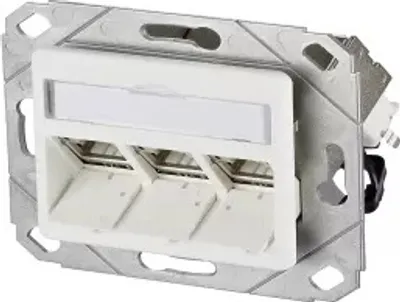 Zdjęcie produktu dla BTR NETCOM 130B12D31102-E, RJ-45, 6a, Biały