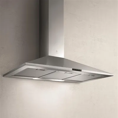 Image de Hotte décorative murale 90cm 68db 395m3/h inox - Elica - PRF0091763B - missy pb ix/a/90