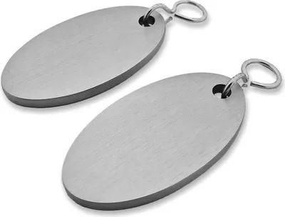 Image de CombiCraft porte-clés hôtel Cantal  argent -  65 x 35 mm - 5 pièces