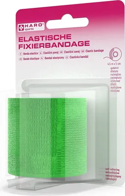 Obrázek produktu pro HARO10016 HARO Elastický fixační obvaz, 50 mm x 4,5 m, světle zelený